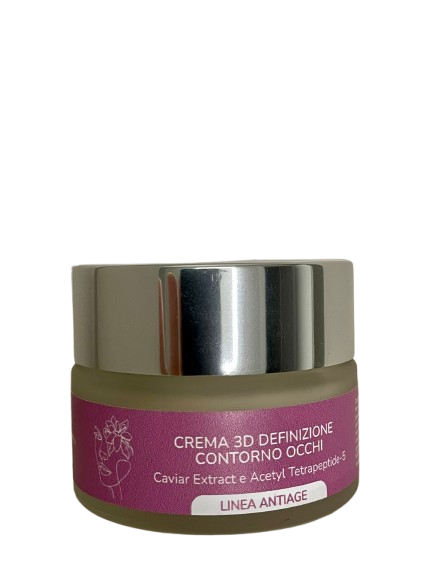 CREMA 3D DEFINIZIONE CONTORNO OCCHI con Caviar Extract e Acetyl Tetrapeptide-5 - caramiabeautylab
